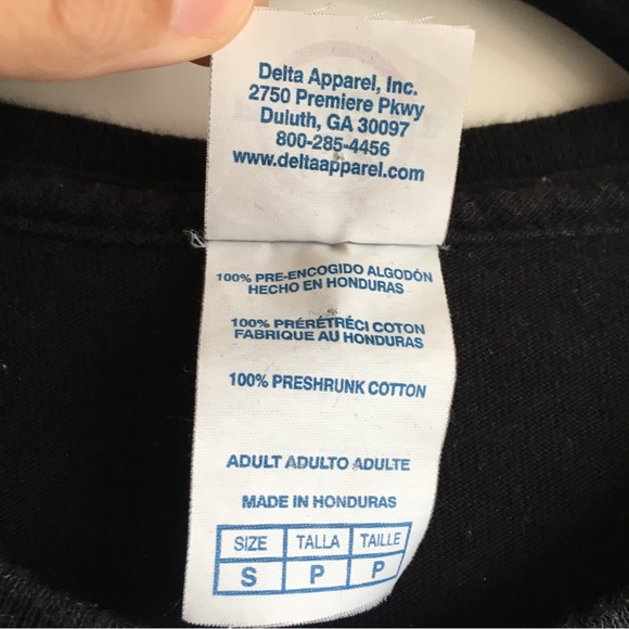 Vintage Led Zeppelin Delta Pro Weight black cotton tshirt small 1977 USA tour - Picture 9 of 11